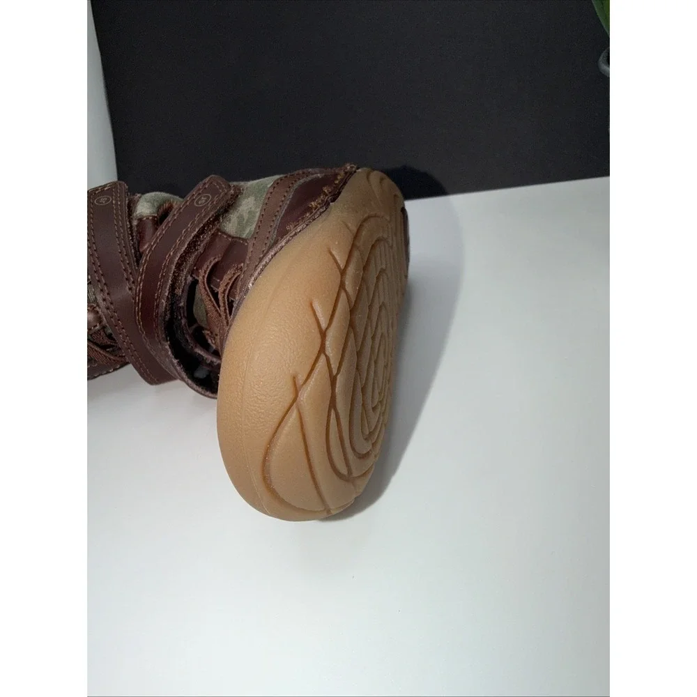 Stride Rite Baby-Boy's Sm Talley First Walker‎ Shoe - Size 5 M Camo Hook/Loop